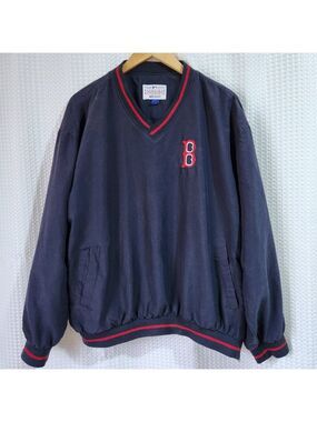 Boston Red Sox G‑III Windbreaker Pullover Jacket Men’s XL Navy MLB Embroidered